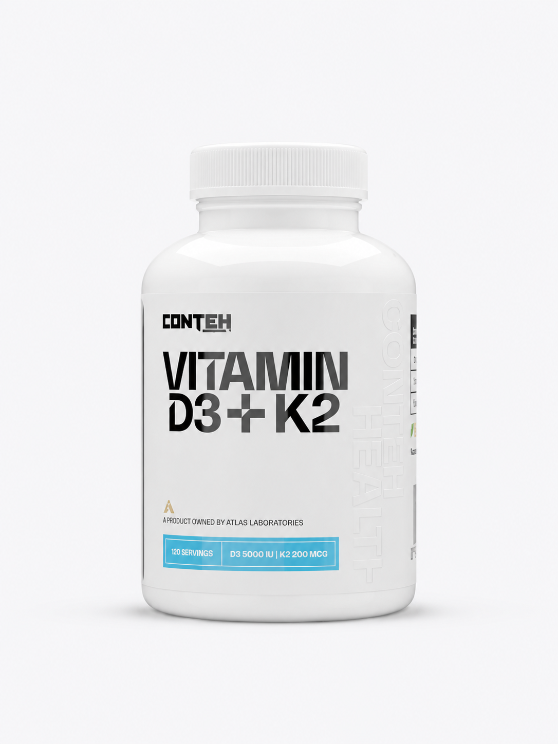 Conteh Sports Vitamin D3 + K2 – 120 Servings